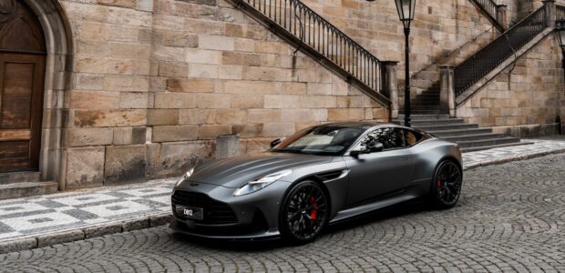 Aston Martin DB12 test Prague 2024