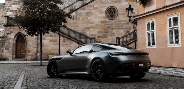 Aston Martin DB12 test Prague 2024