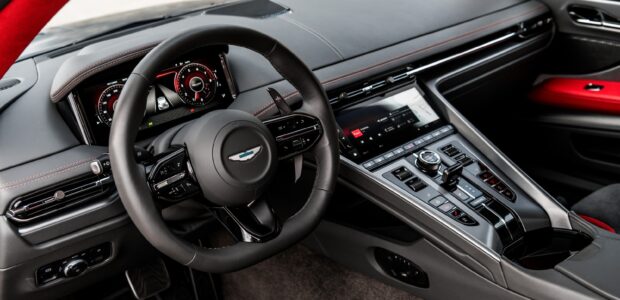 Aston Martin DB12 test Prague 2024