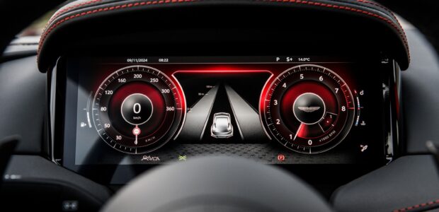 Aston Martin DB12 test Prague 2024