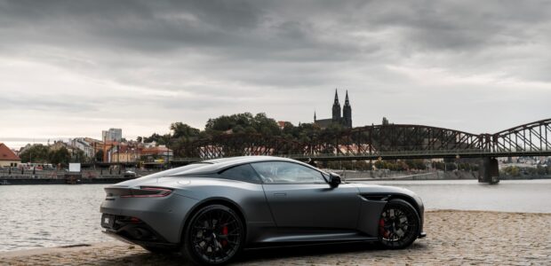 Aston Martin DB12 test Prague 2024